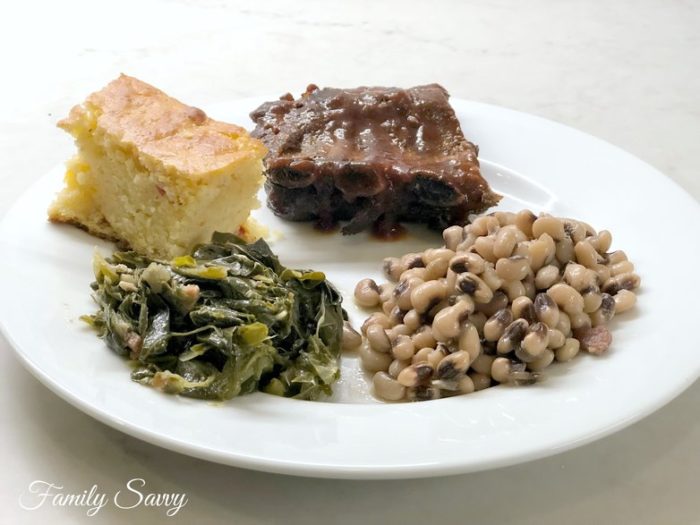 traditional new year's day meal
