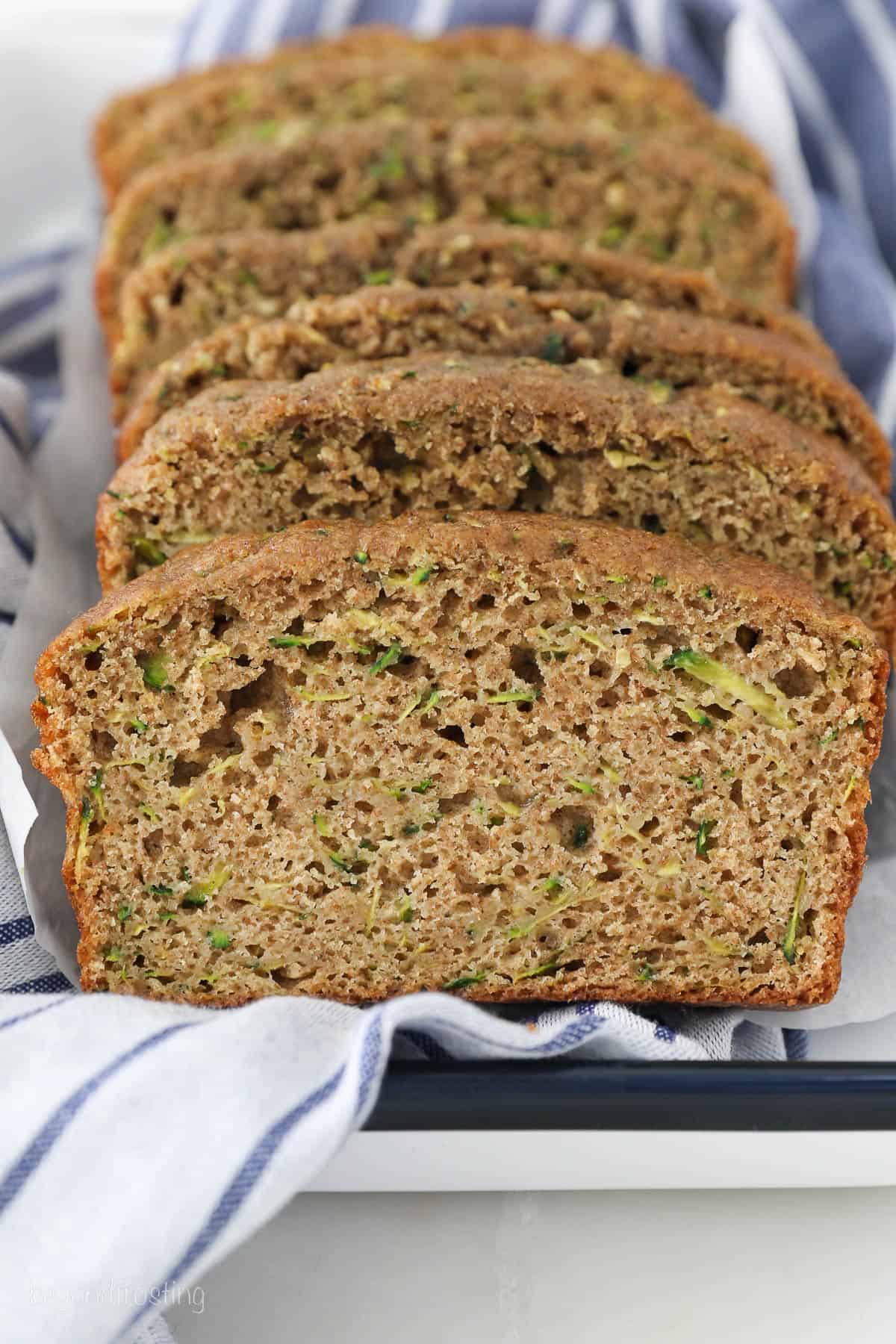zucchini bread recipe made with applesauce