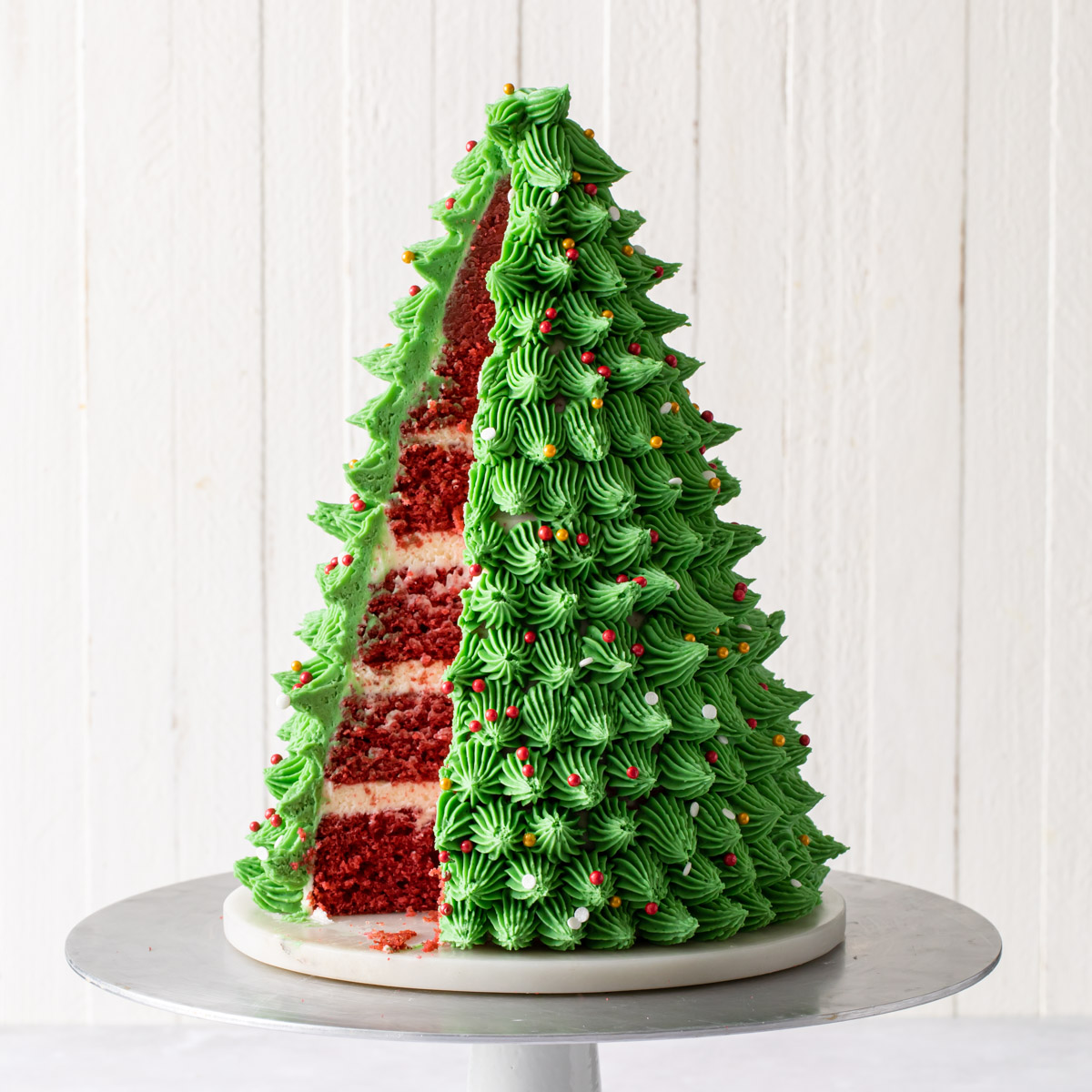 christmas tree cake recipe