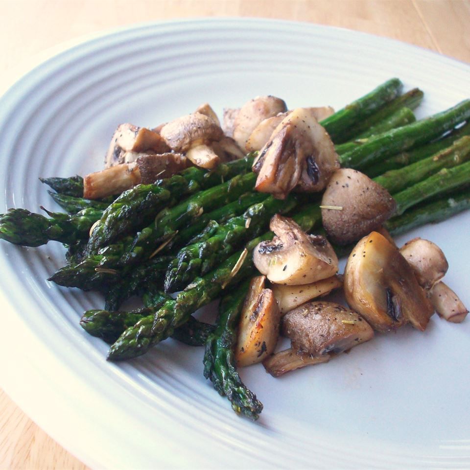 recipes using asparagus and mushrooms