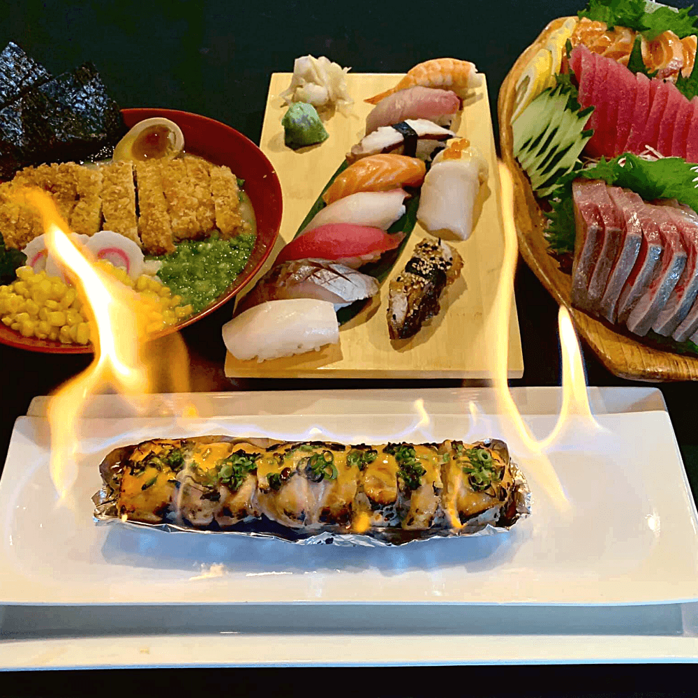 sushi and asian cuisine