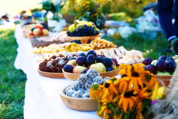 vegetarian wedding meals