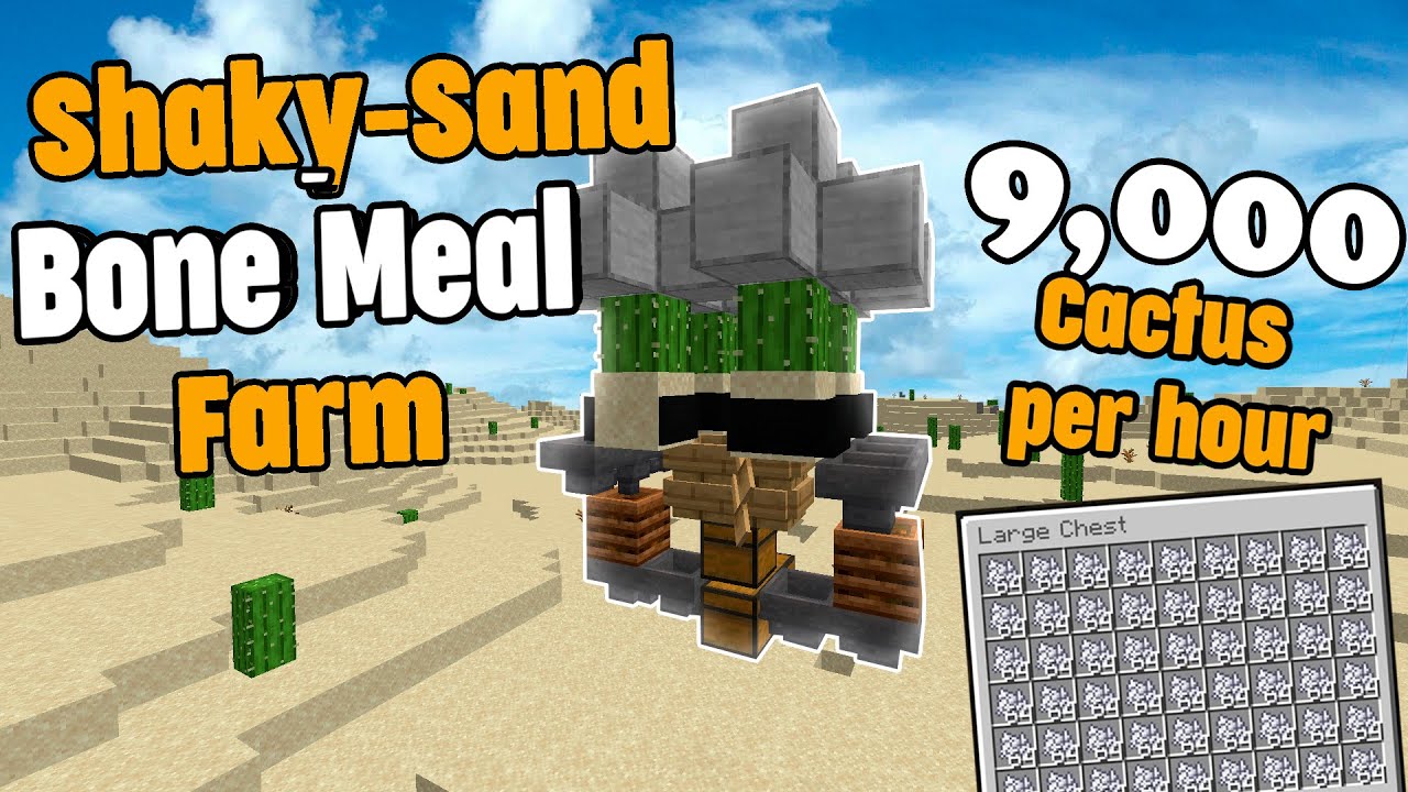 can you bone meal cactus