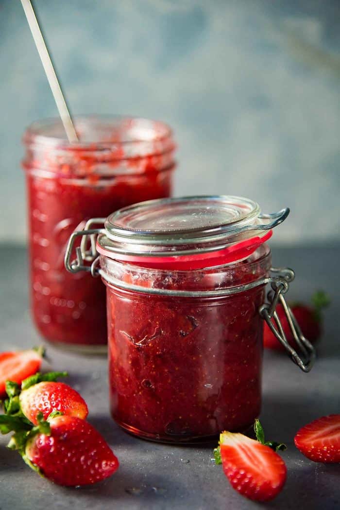 strawberry preserves recipe low sugar