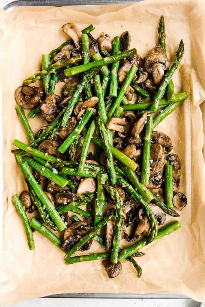 recipes using asparagus and mushrooms