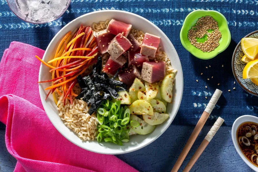 yellowfin poke recipe