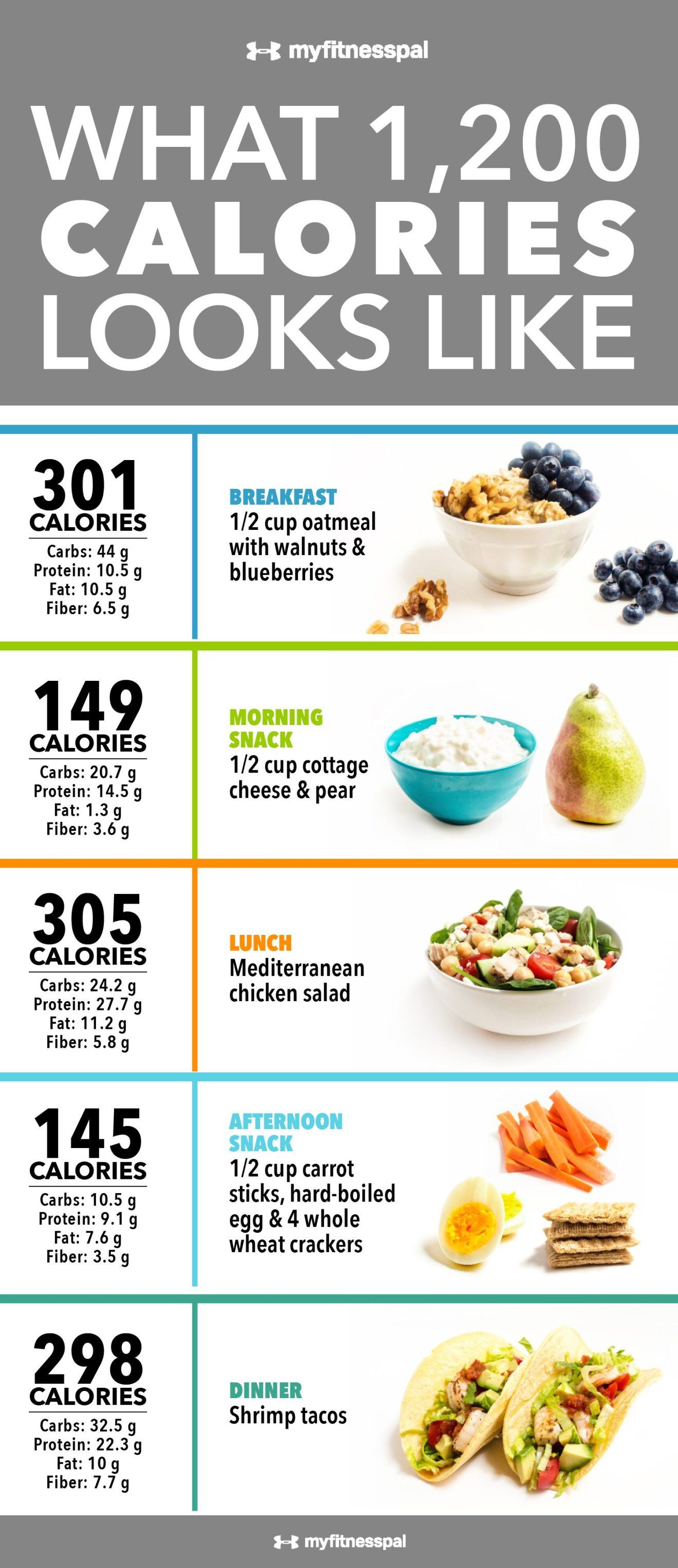 what does 1000 calorie meal look like