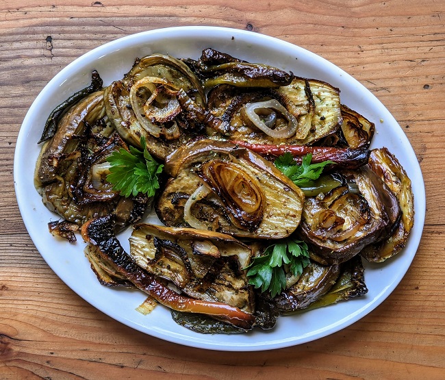 white eggplant recipe