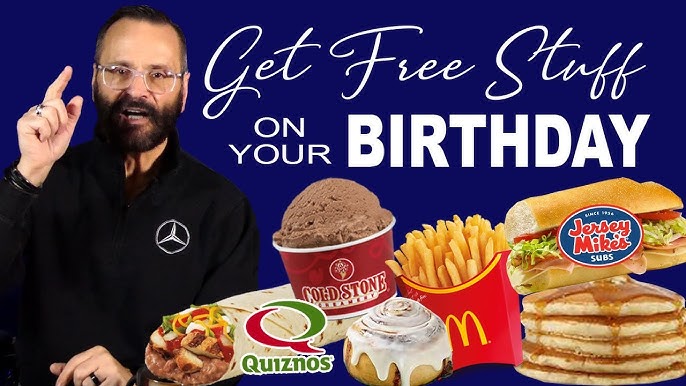 who gives free meals on your birthday