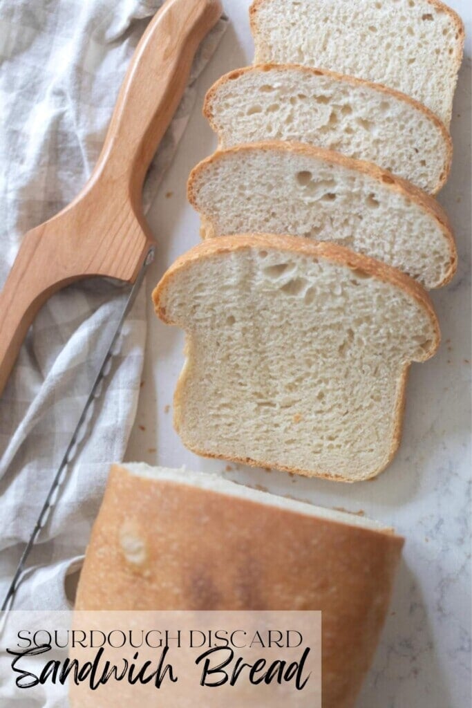 sourdough discard sandwich bread recipe