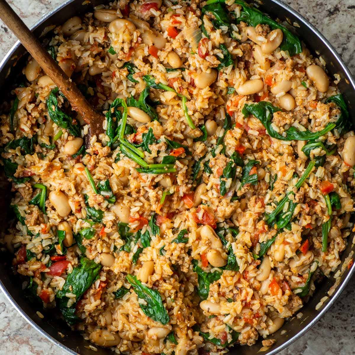 recipe using italian sausage and rice