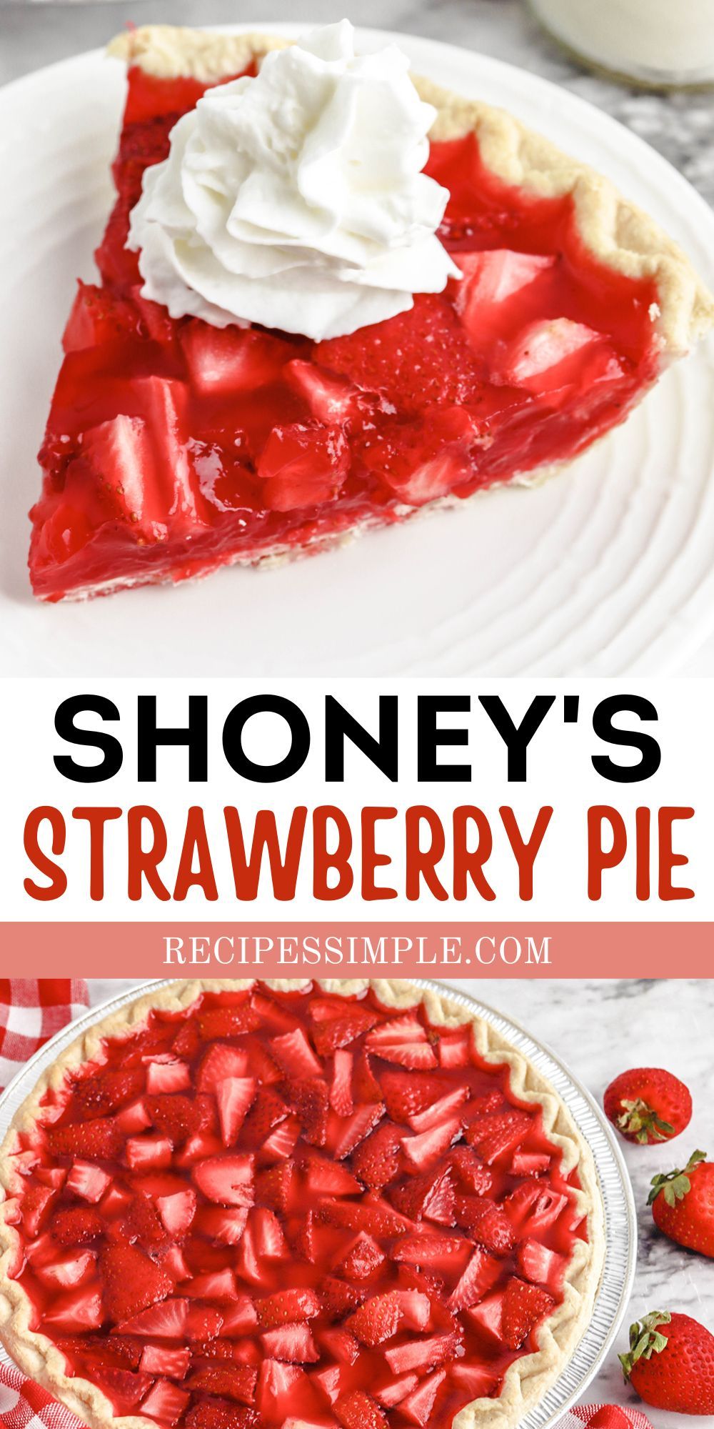 shoney strawberry pie recipe
