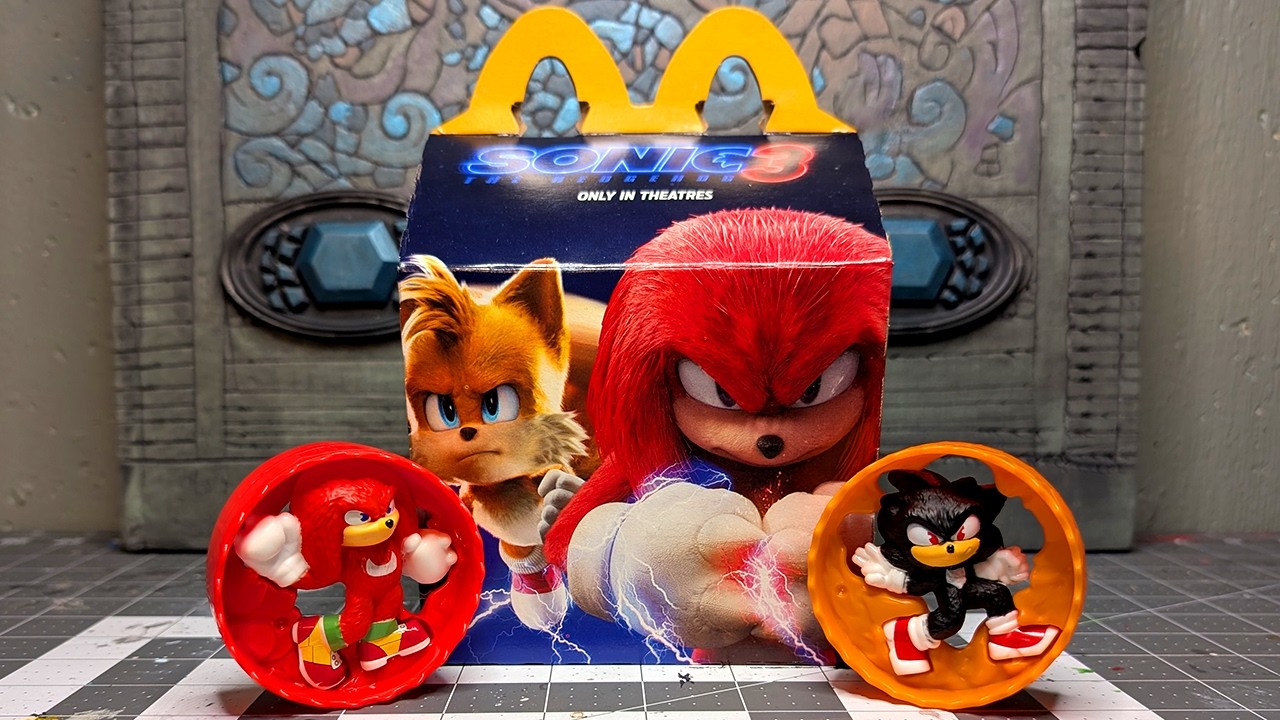 sonic the hedgehog 3 happy meal toys