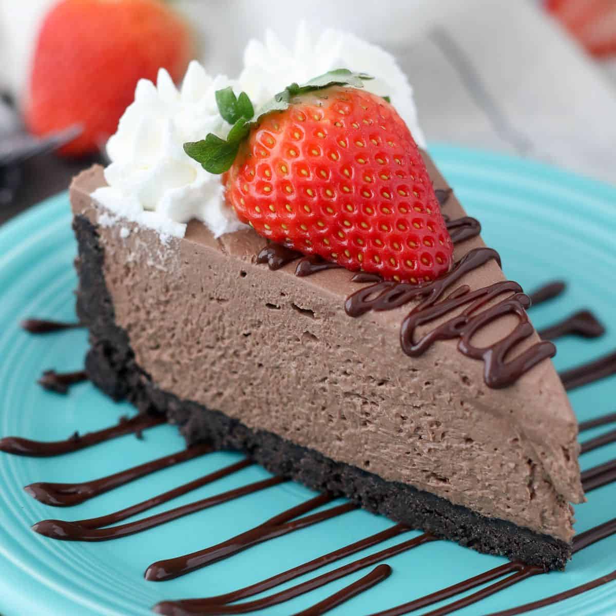 unbaked chocolate cheesecake recipe