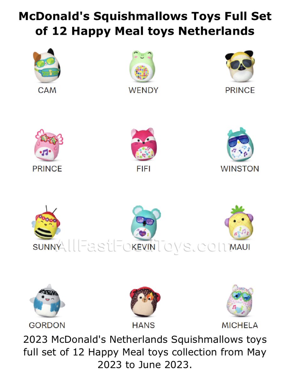 squishmallow happy meal end date