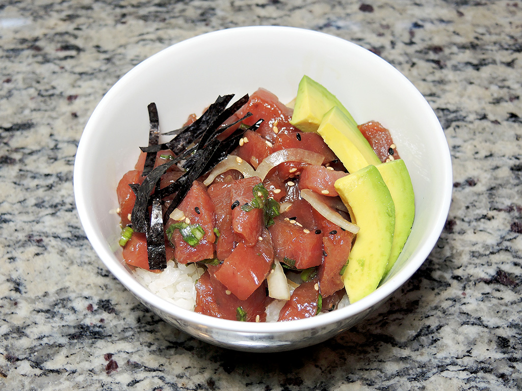 yellowfin poke recipe