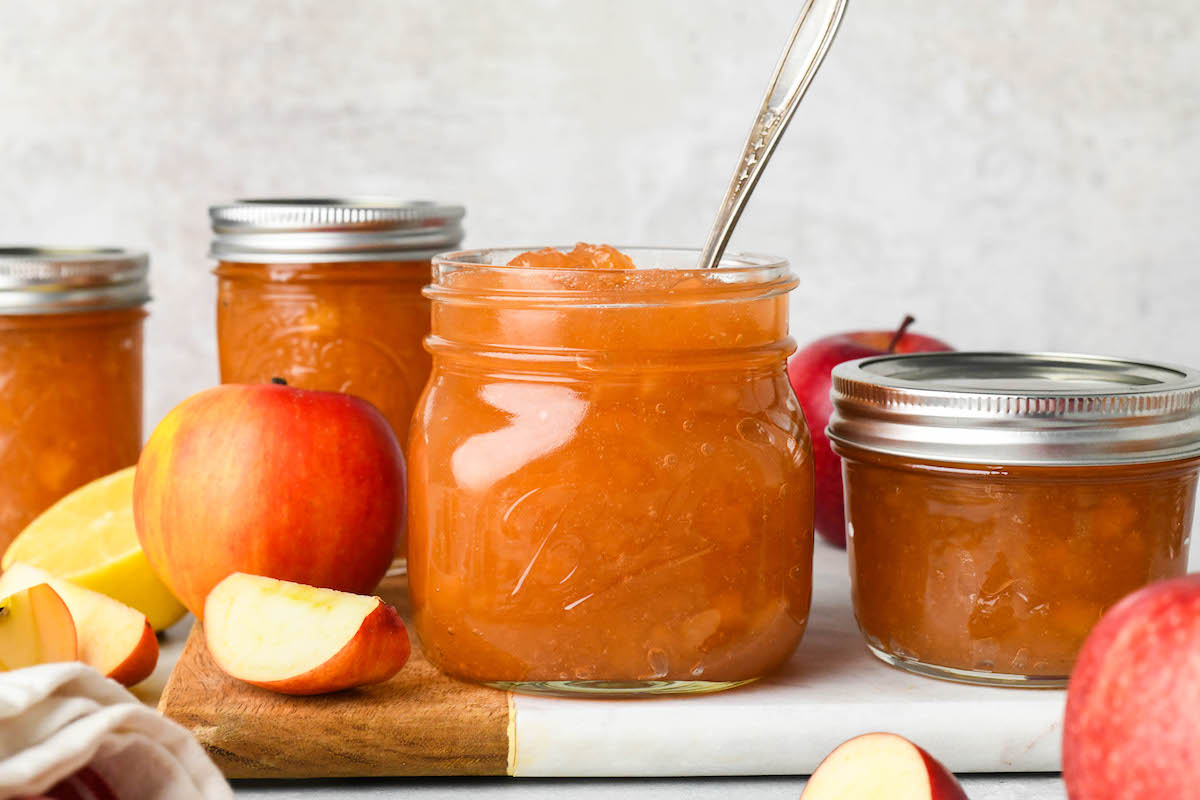canned apple jam recipe