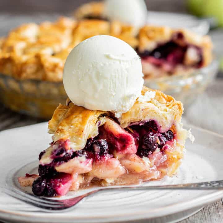 apple blueberry pie recipe