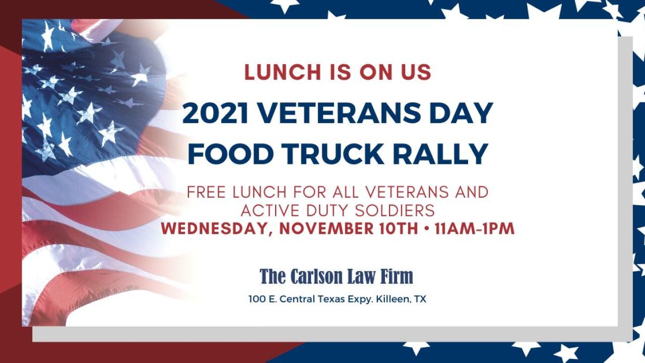 veterans day free meals killeen tx
