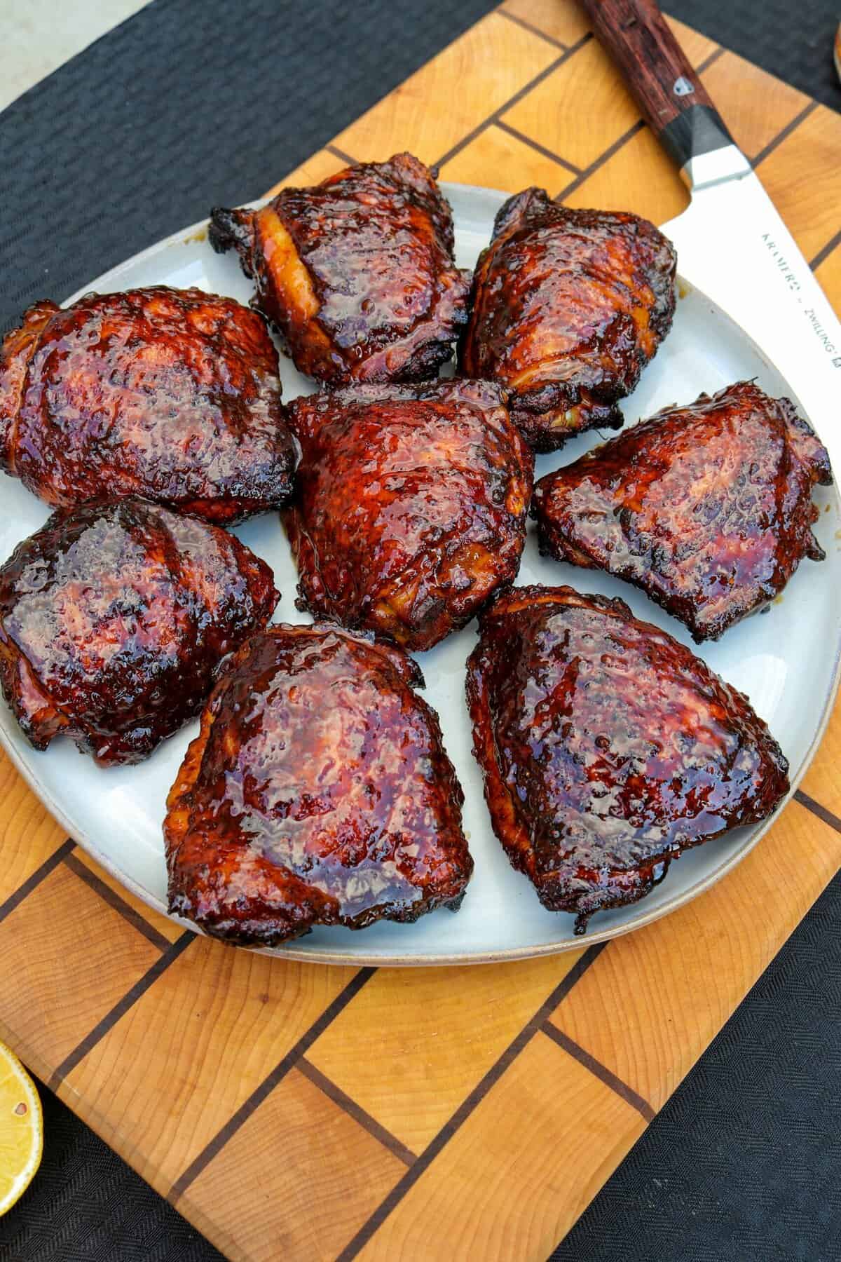 smoked chicken thigh recipe
