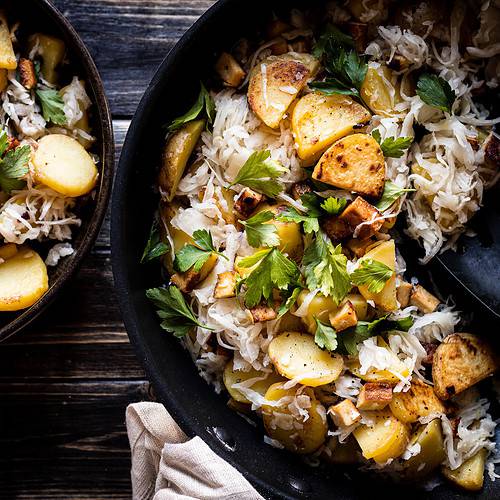 vegetarian sauerkraut meals