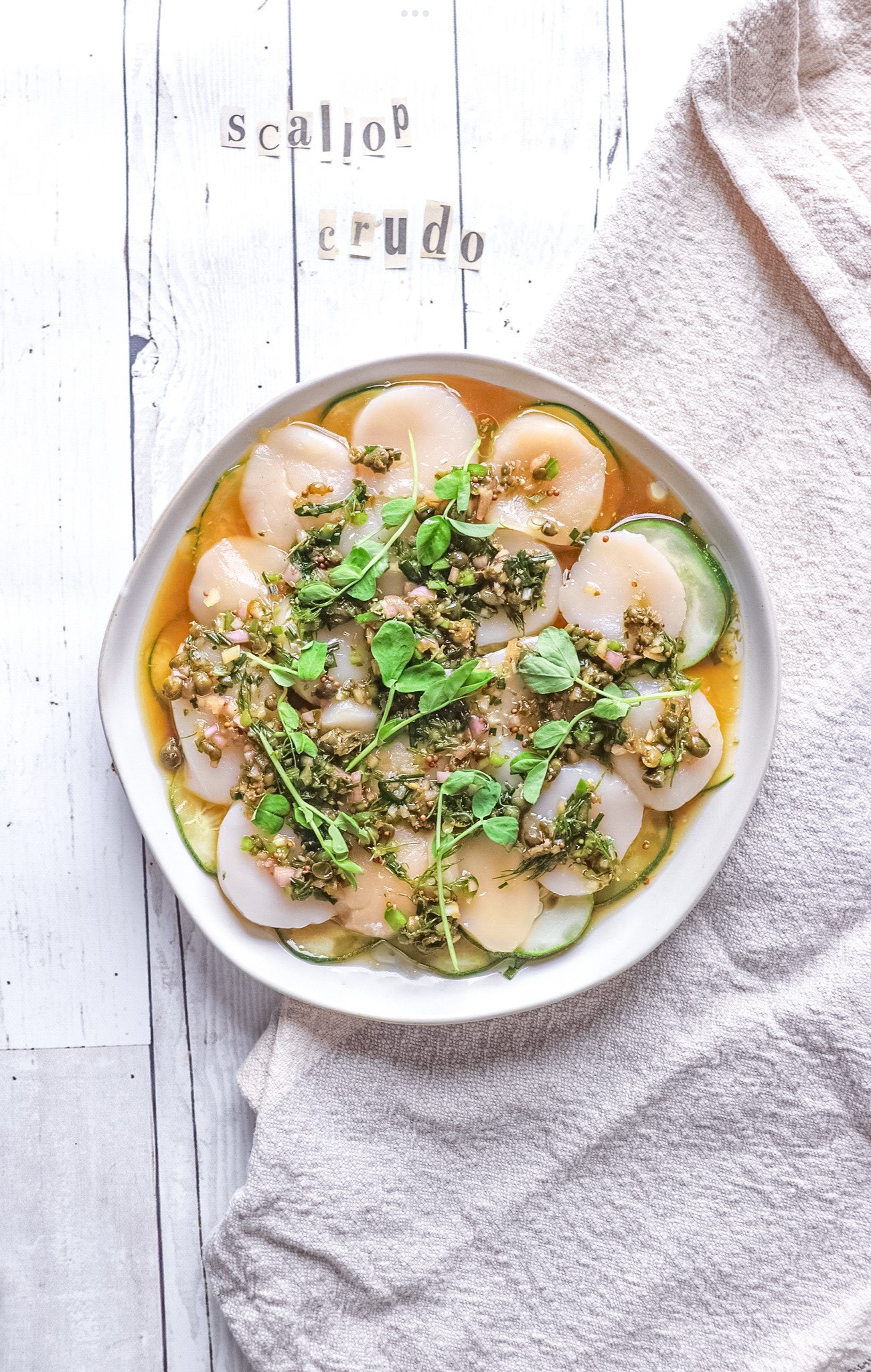 scallop crudo recipe