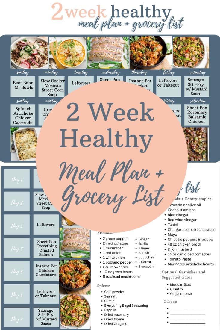 planning healthy meals pdf