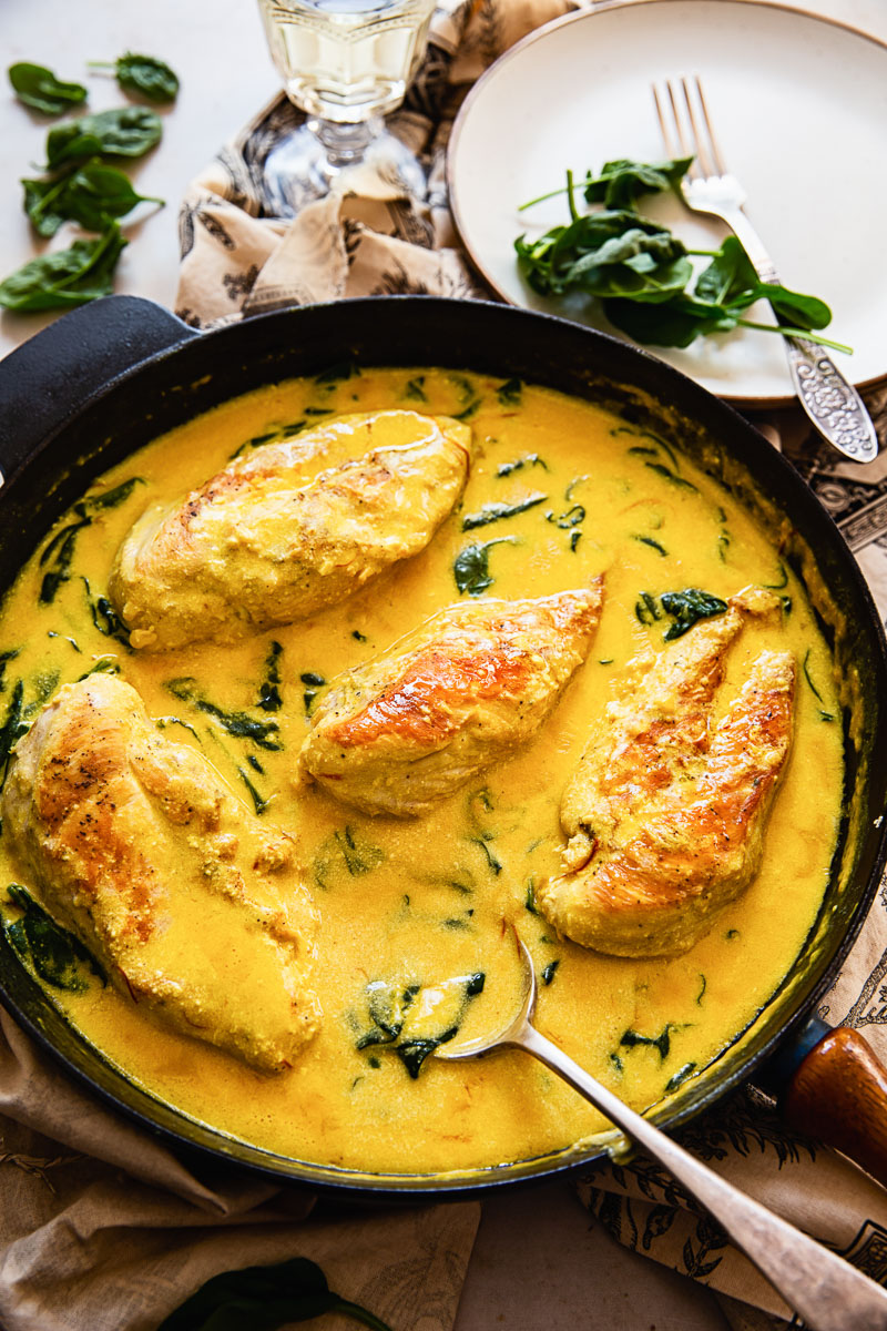 saffron chicken recipes